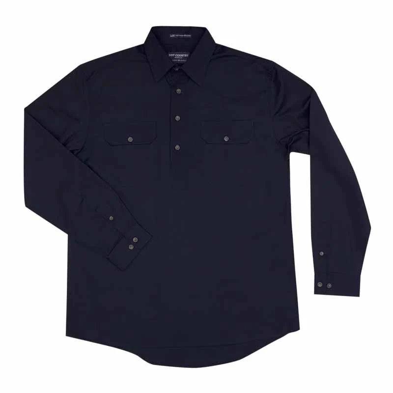 Just Country Men's Cameron Half Button Workshirt