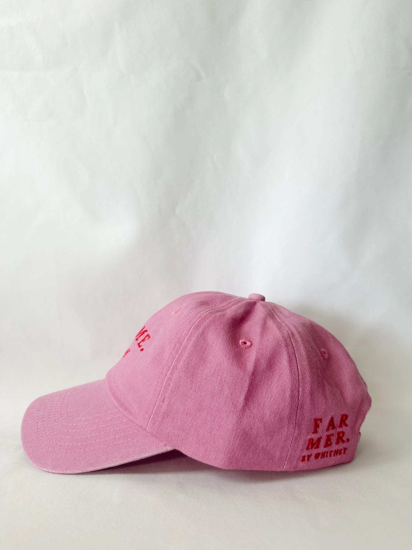 FAR MER Pink Dust Kiss Me Cowboy Cap