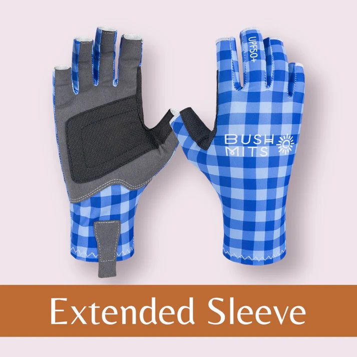 Bush Mits Extended Sleeve - Hamilton's Blue Gingham