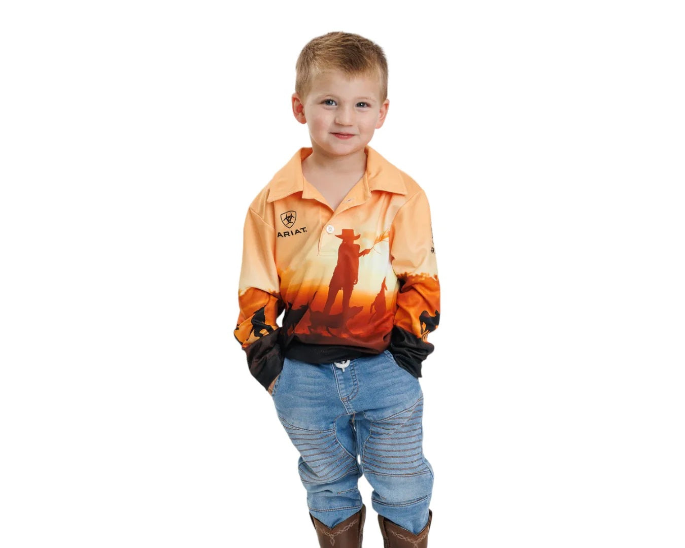 Ariat Kids Country Kids Fishing Shirt