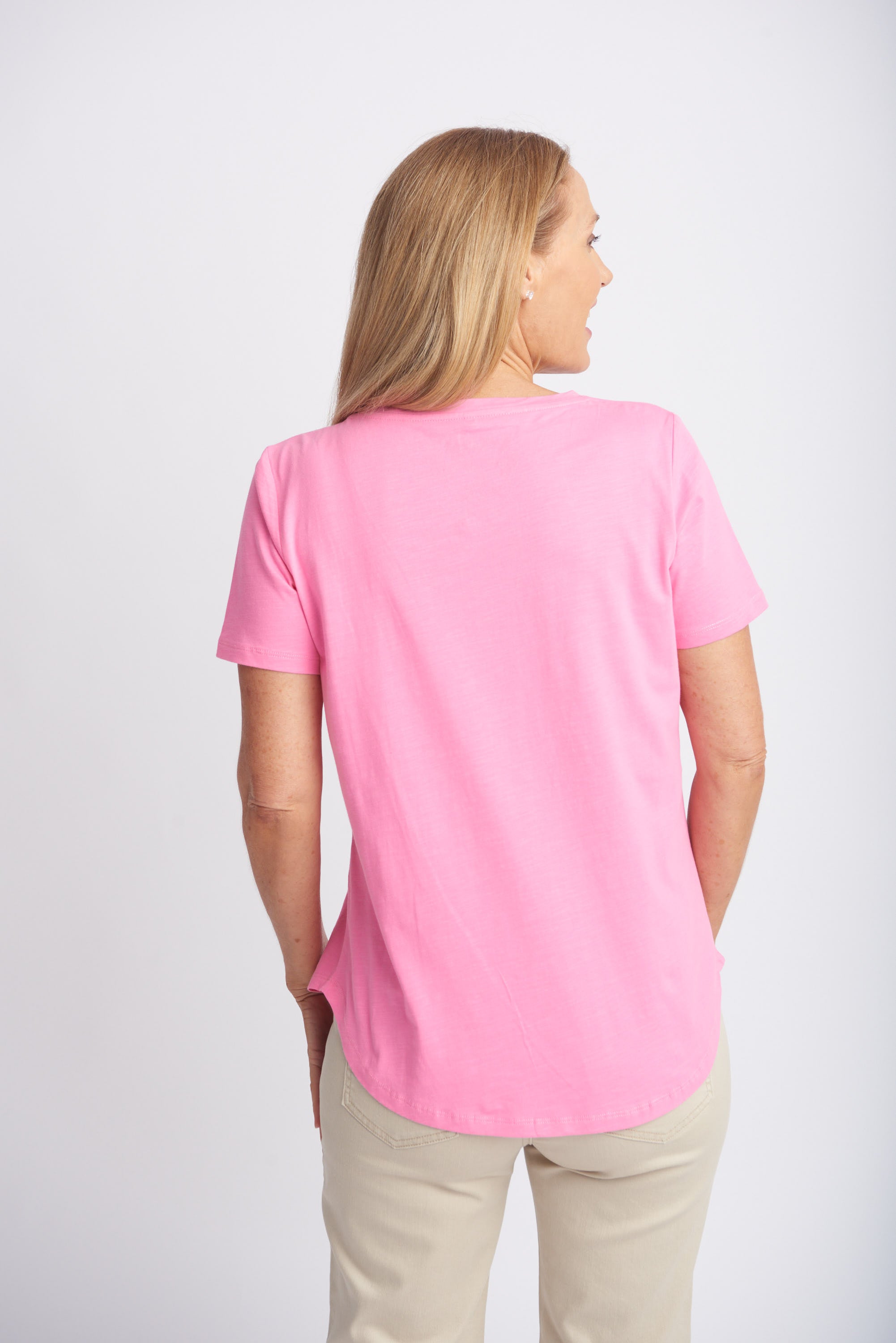 Goondiwindi Cotton Cotton V Neck Tee