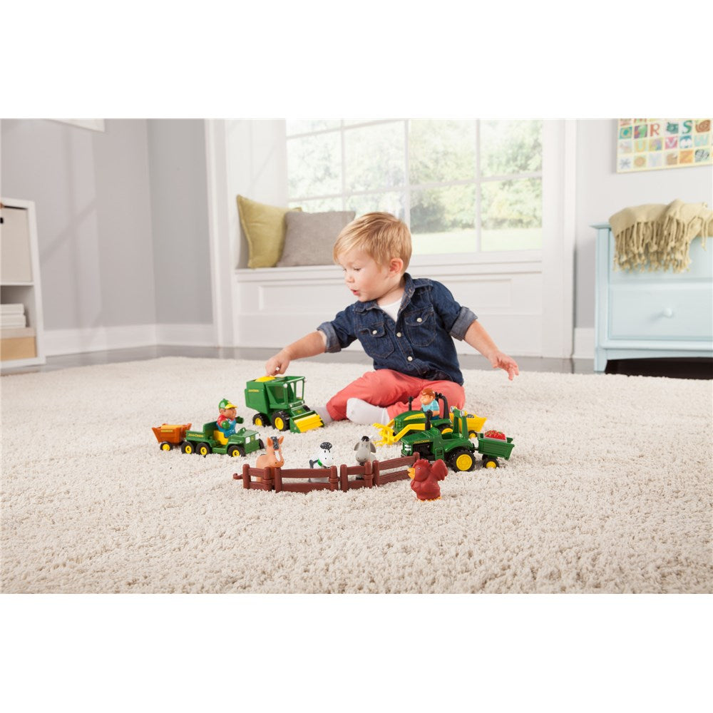 John Deere Fun on the Farm Playset (20 Pce) (12m+)