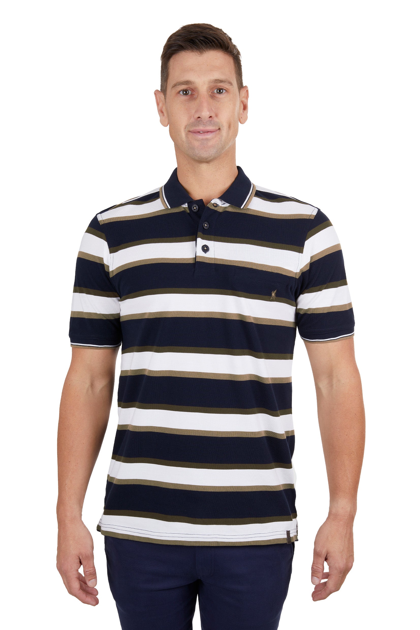 Thomas Cook Mens Ash Tailored Polo Shirt