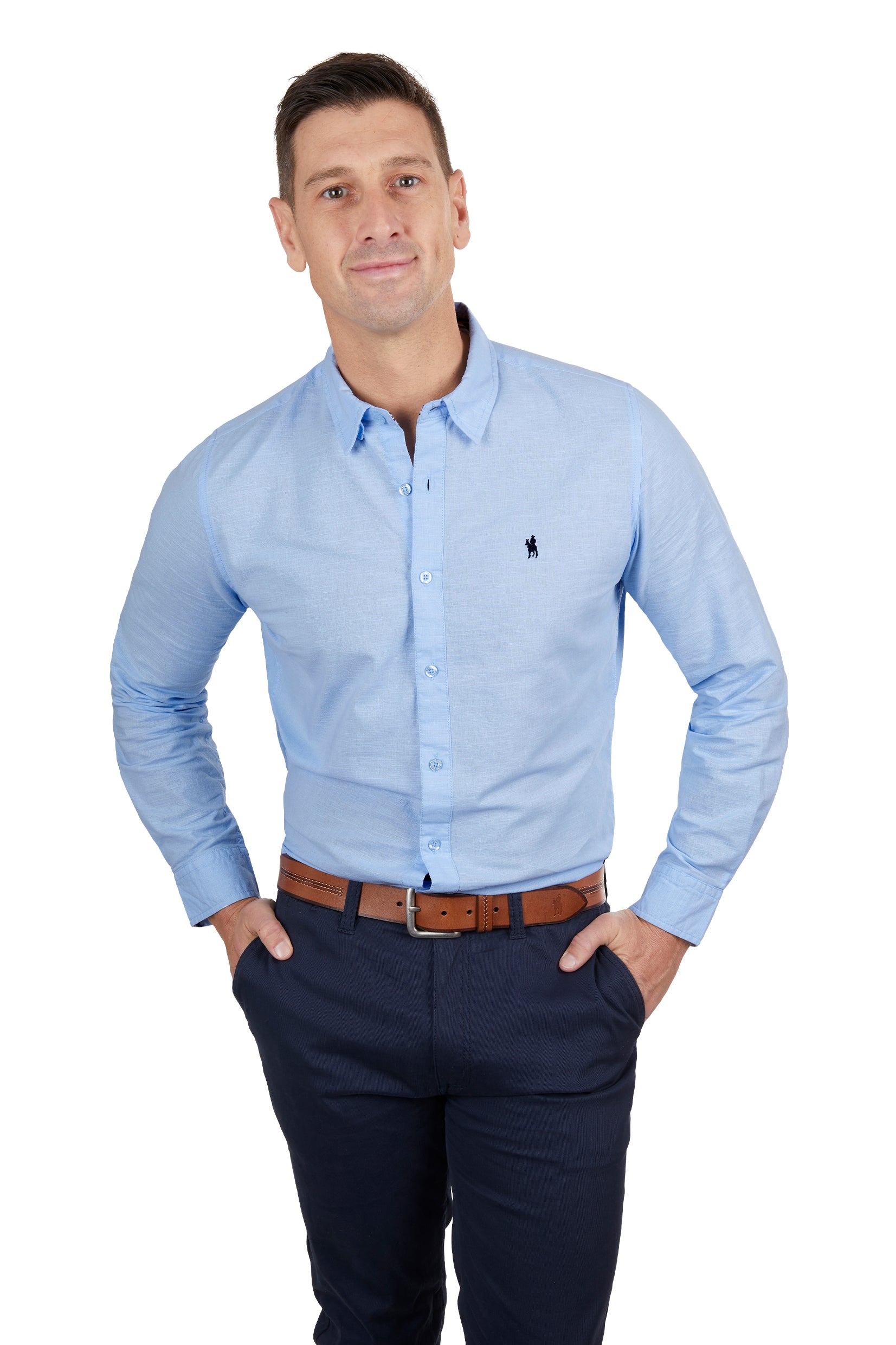 Thomas Cook Men's Linen Tailored LS Shirt