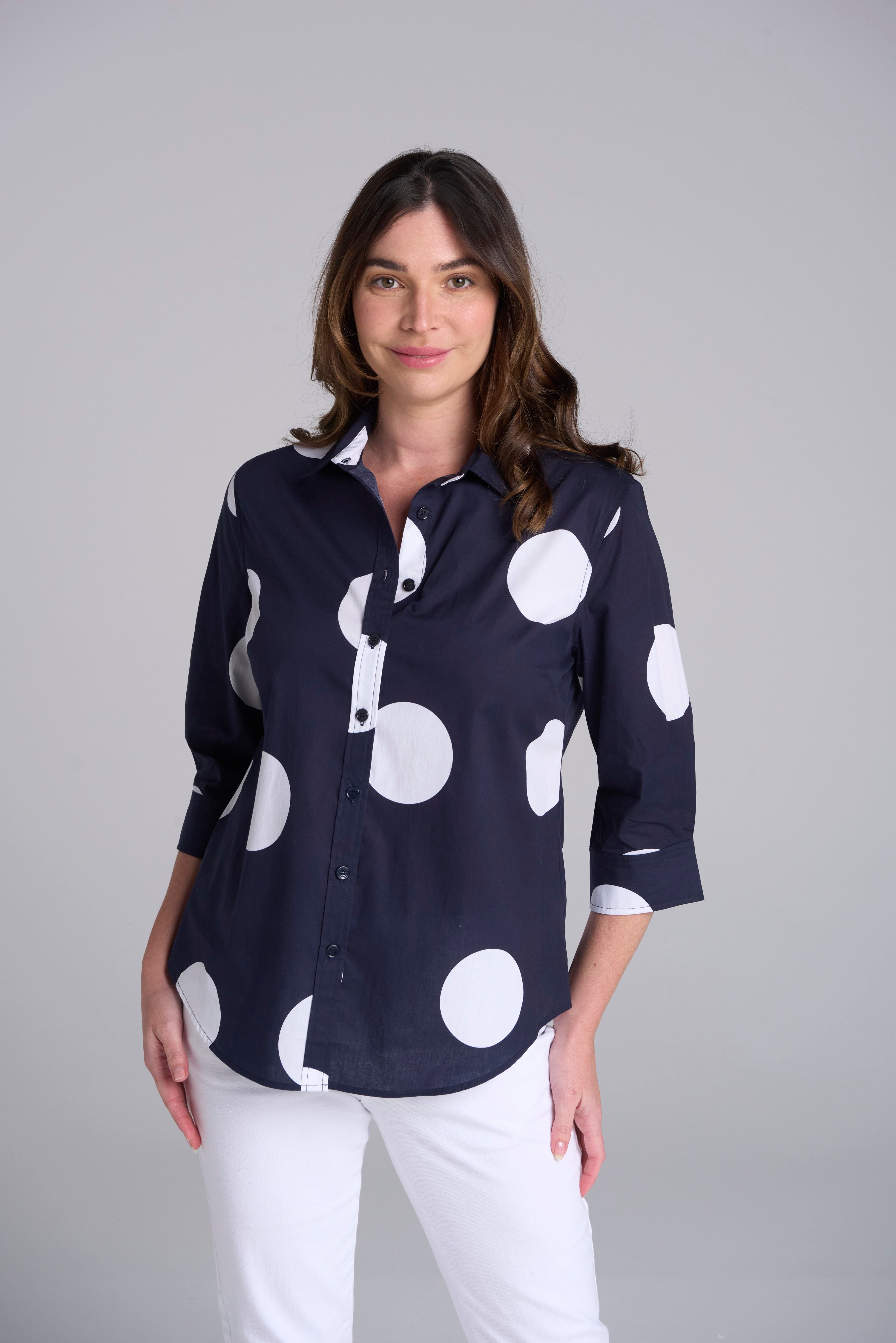 Goondiwindi Cotton 3/4 Sleeve Spot Shirt