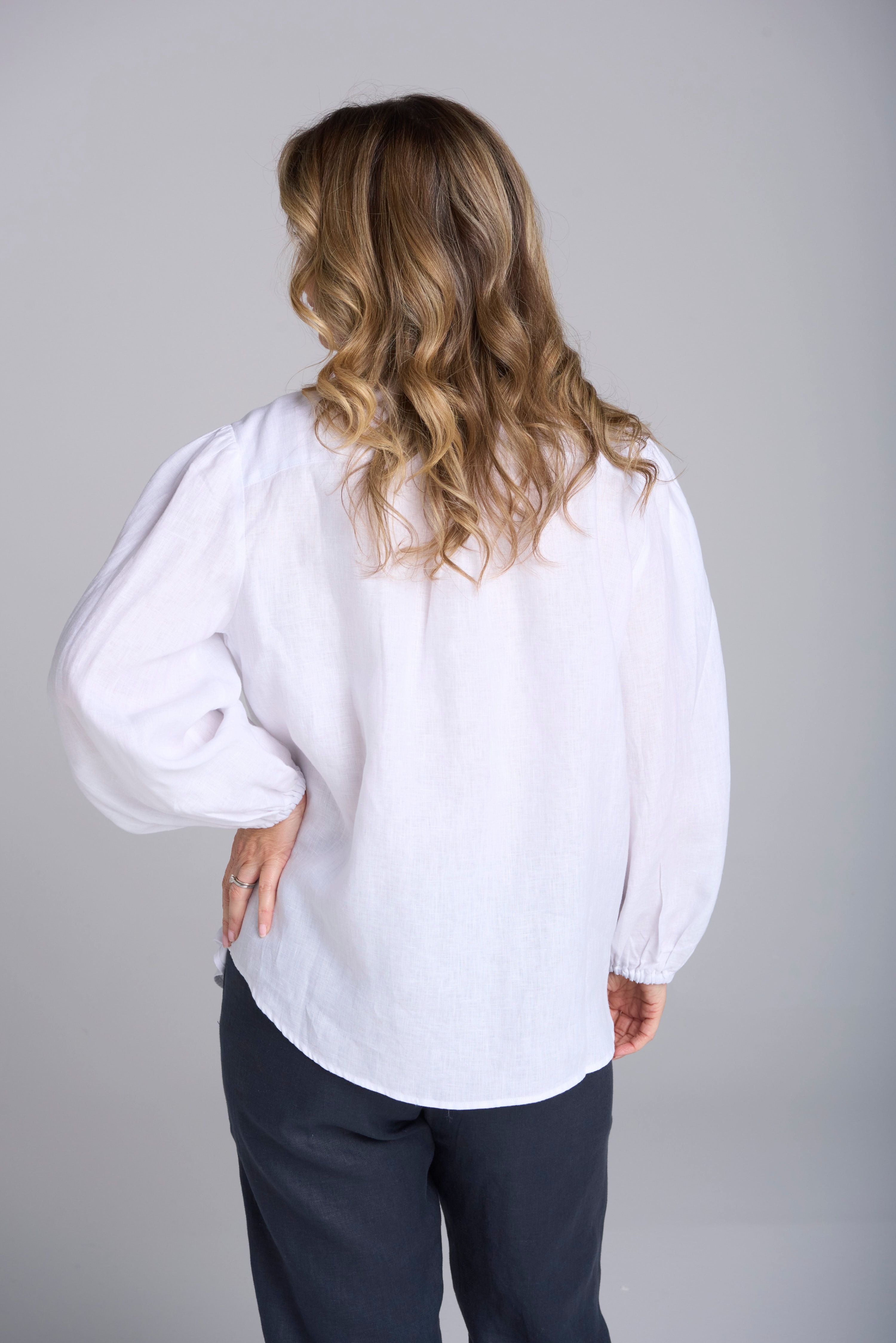 Goondiwindi Cotton Oversized Frill Blouse