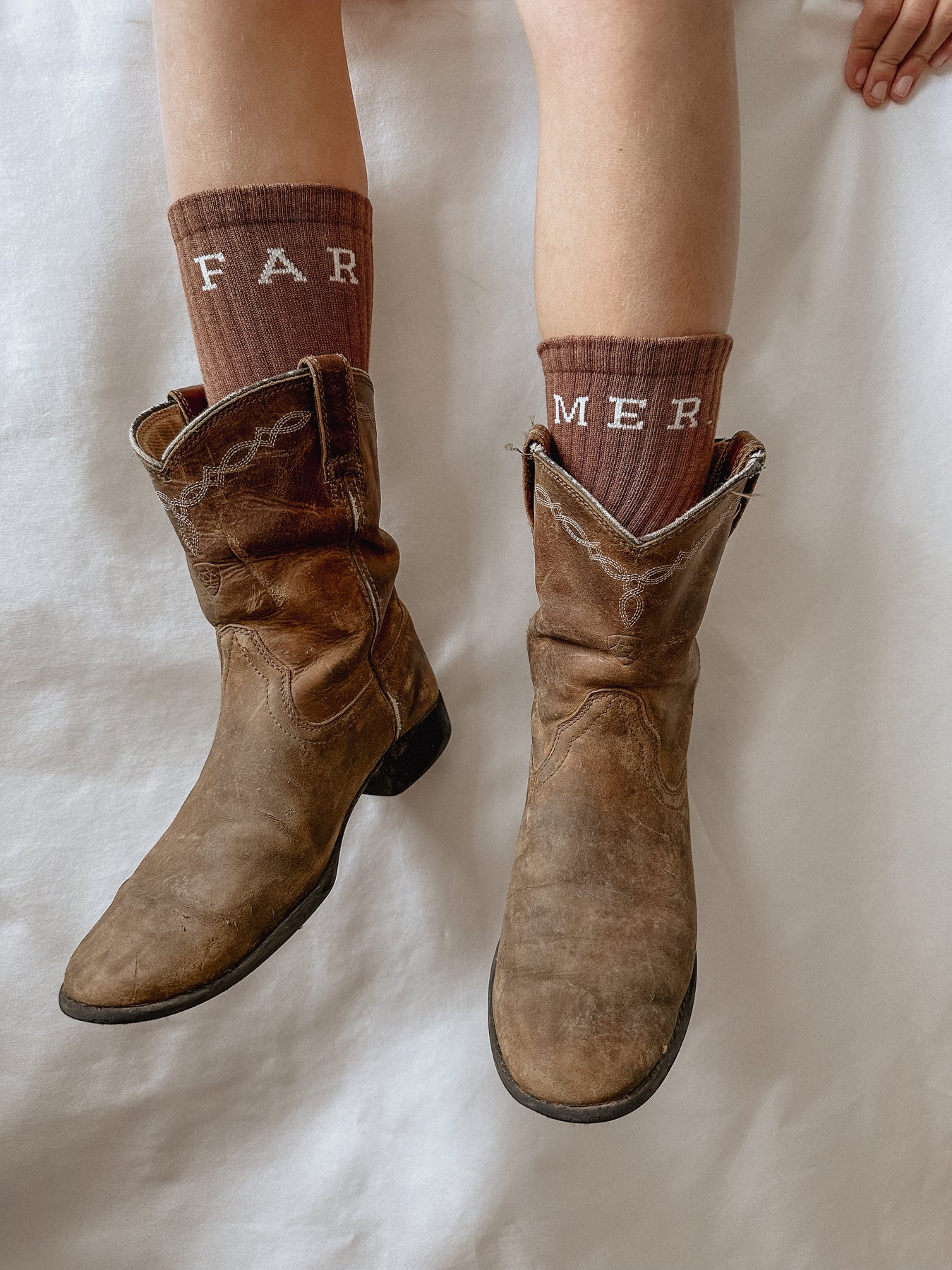 FAR MER Chocolate Boot Socks