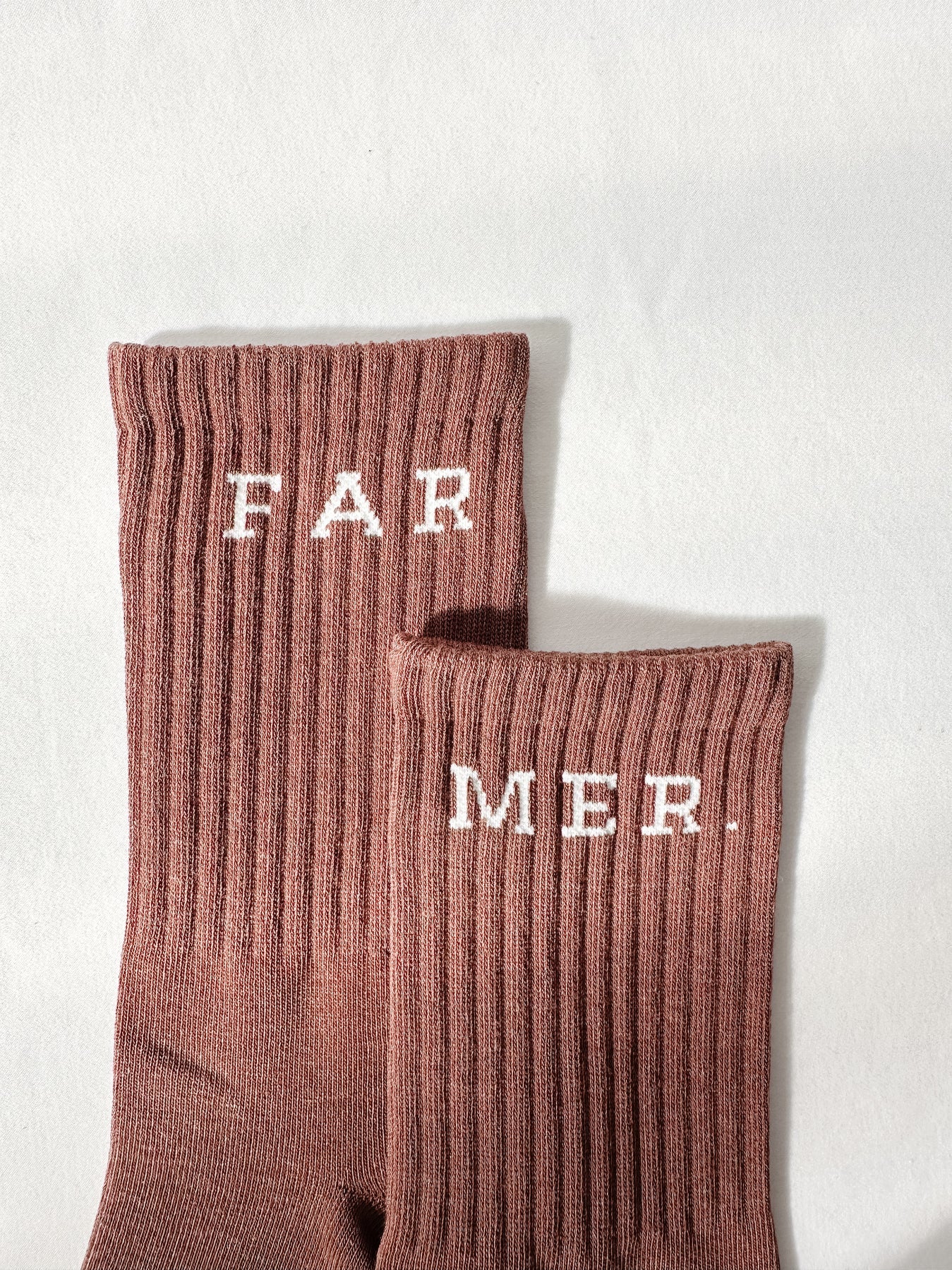 FAR MER Chocolate Boot Socks