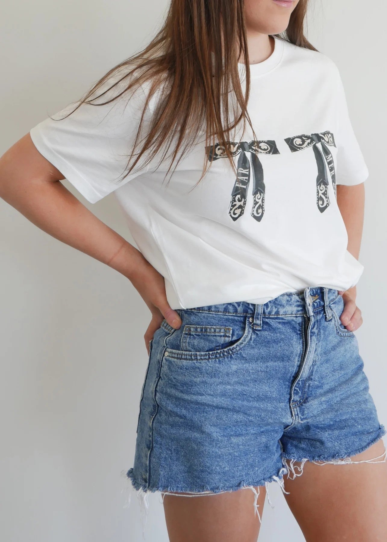 FAR MER Western Bow Tee