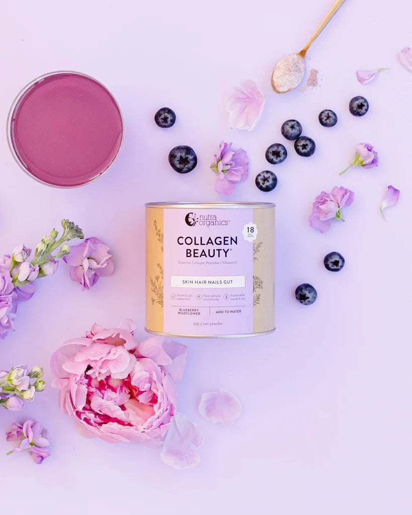 Nutra Organics Collagen Beauty Blueberry Wildflower 225g