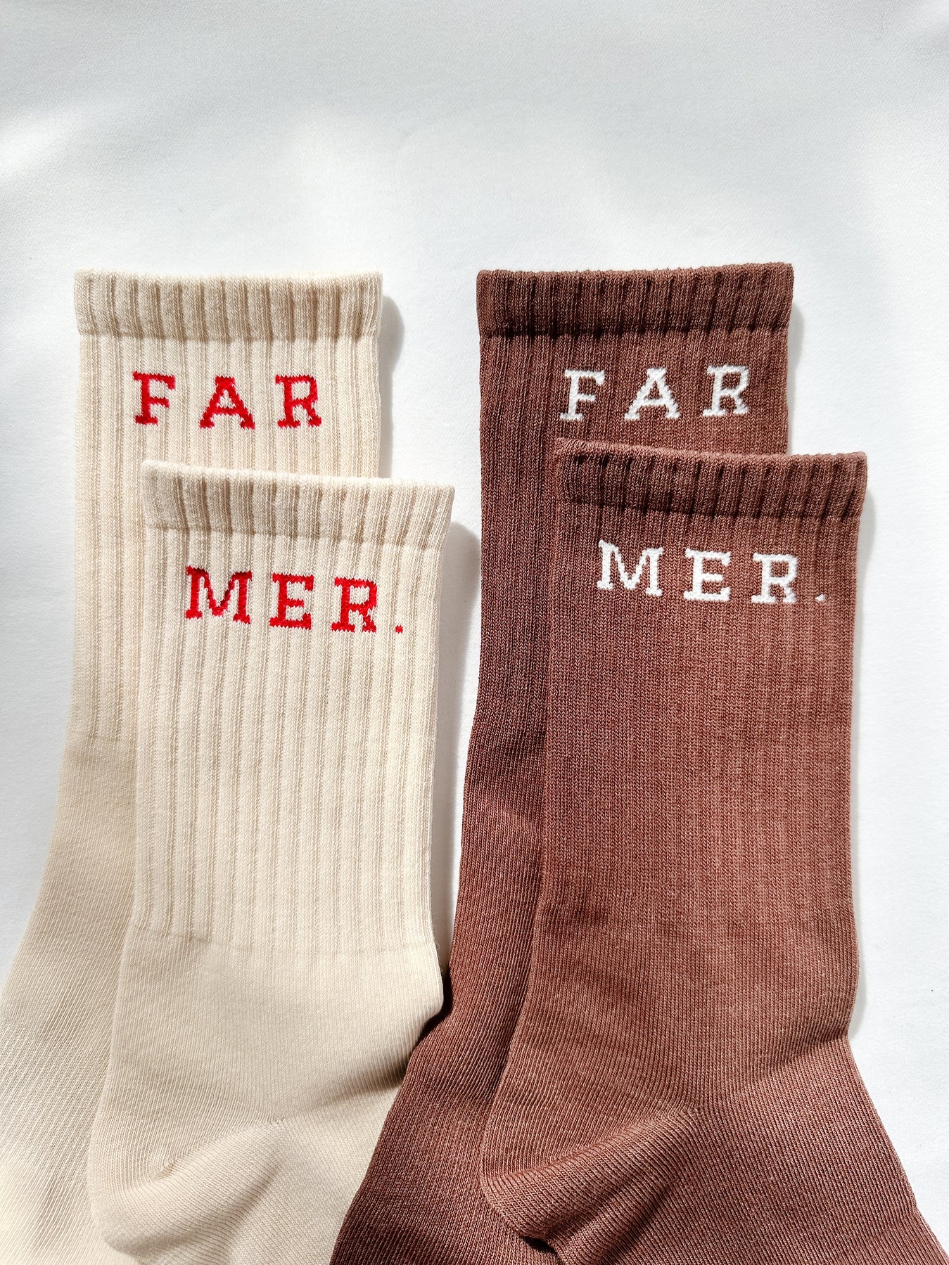 FAR MER Chocolate Boot Socks