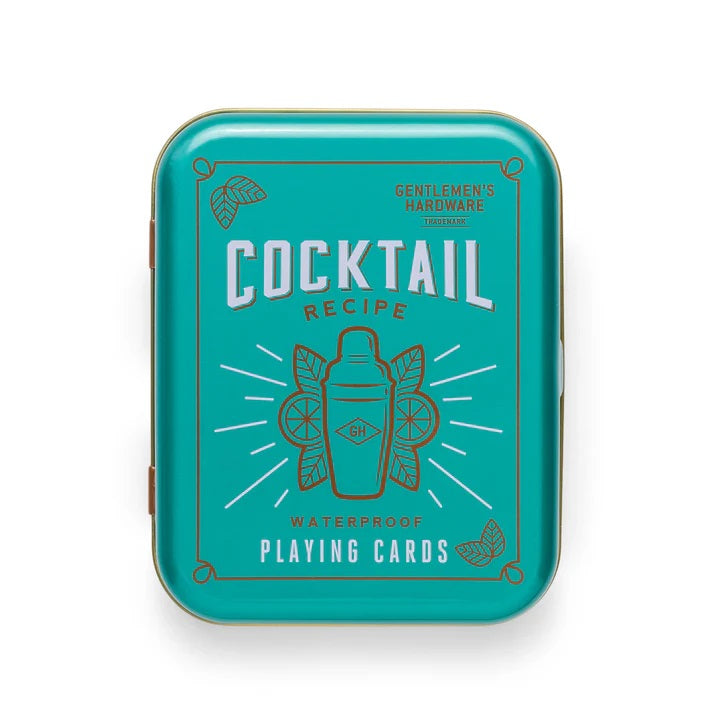 Gentlemen's Hardware Cocktail Themed Playing Cards