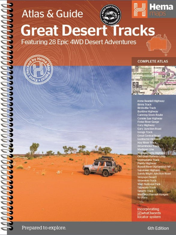 Hema Maps Great Desert Tracks Atlas & Guide 6th Edition