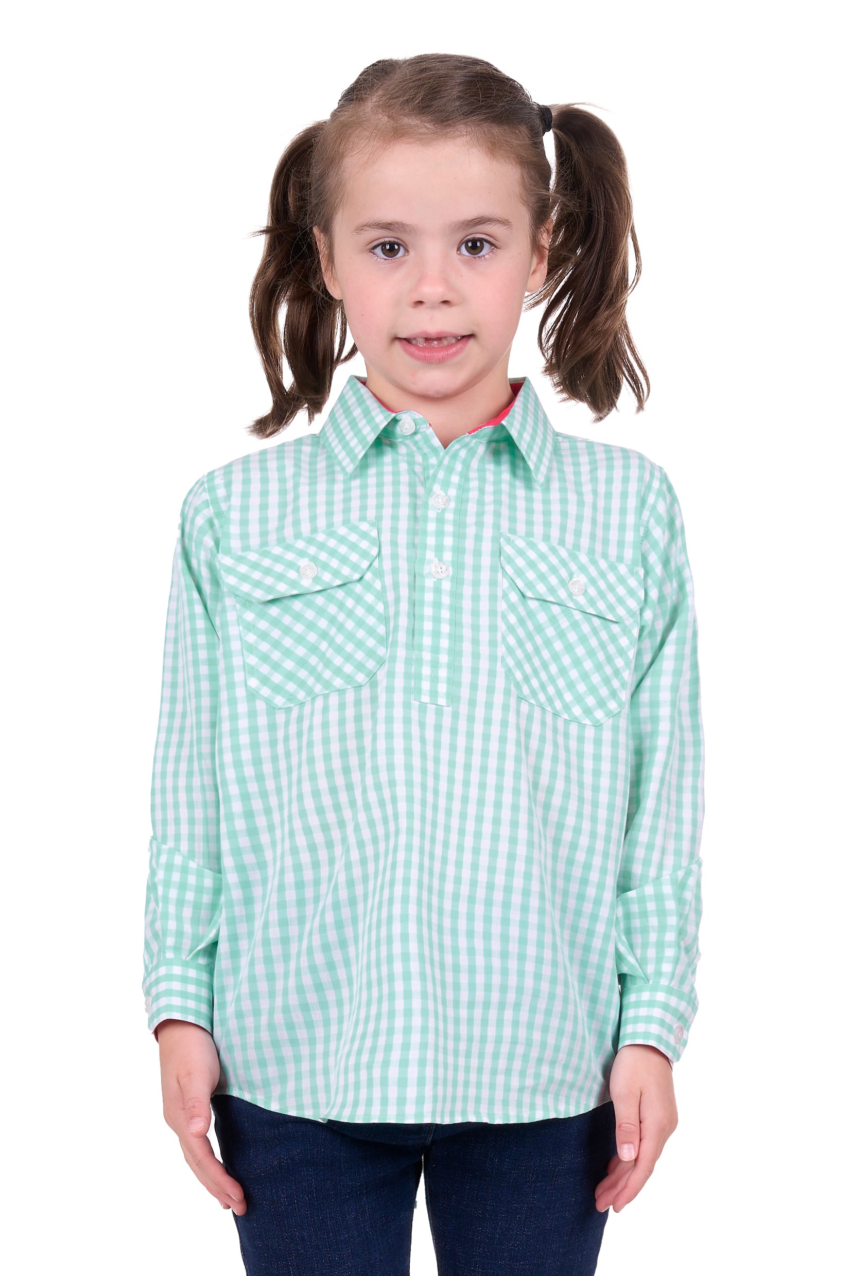 Thomas Cook Kids Lize 1/2 Placket LS Shirt