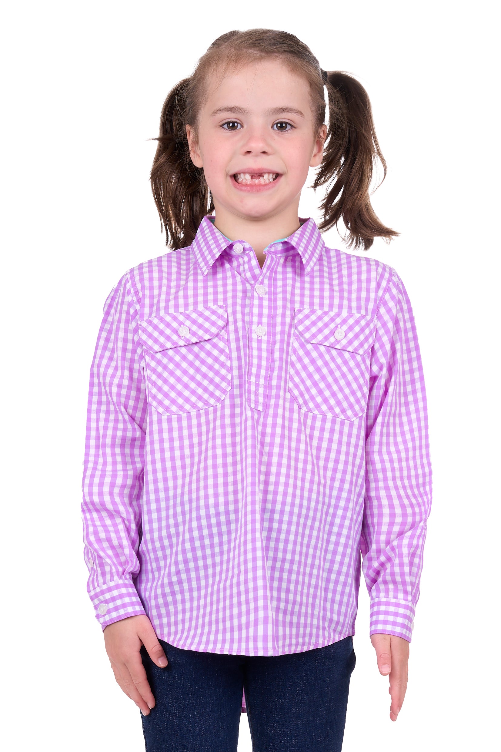 Thomas Cook Kids Ayla 1/2 Placket LS Shirt