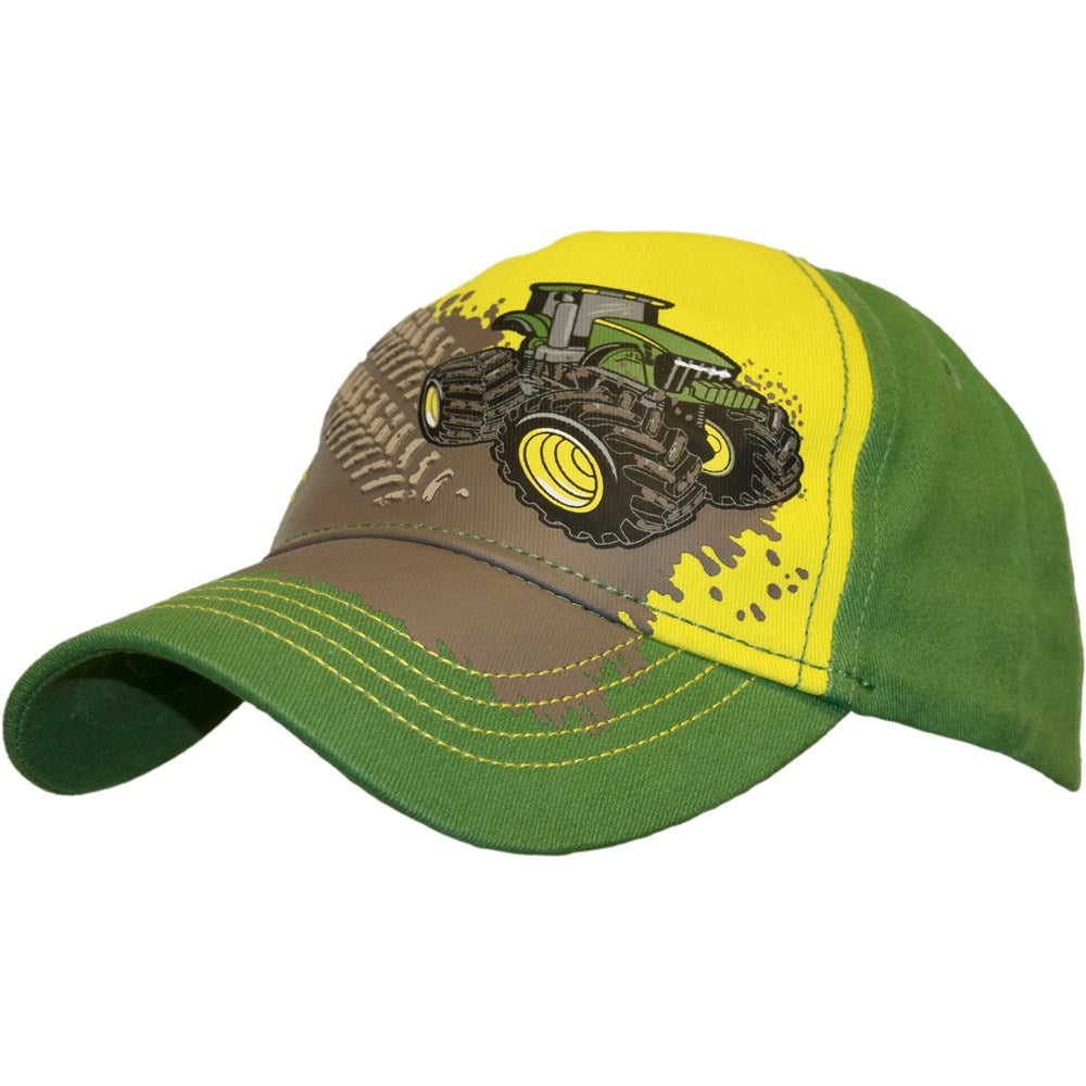 John Deere Trucker Mud Track Kids Cap