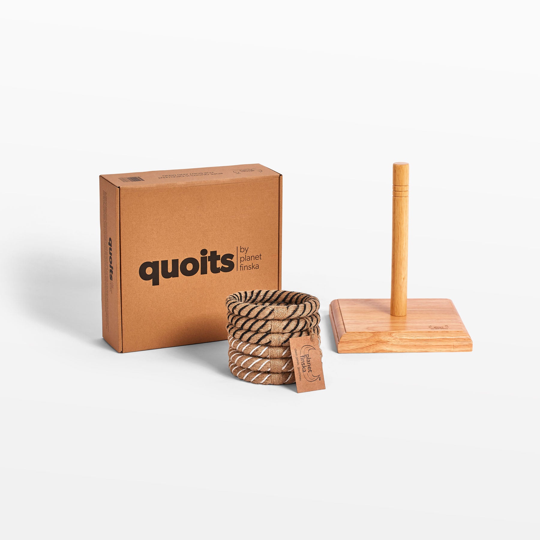 Planet Finska Quoits in Original Hardwood