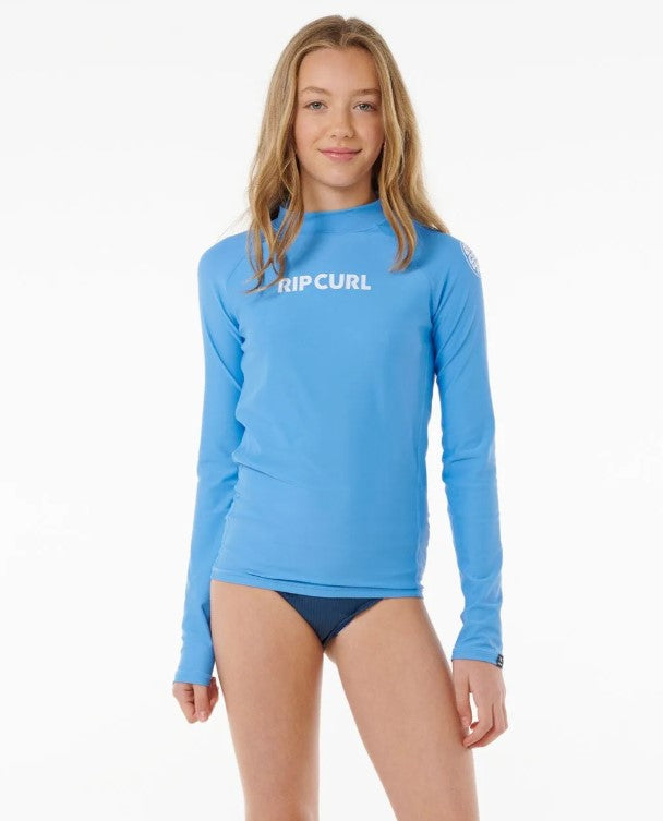 Classic Surf Long Sleeve Rash Vest Girls