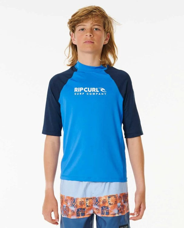 Shock UPFShort Sleeve Rash Vest Boy