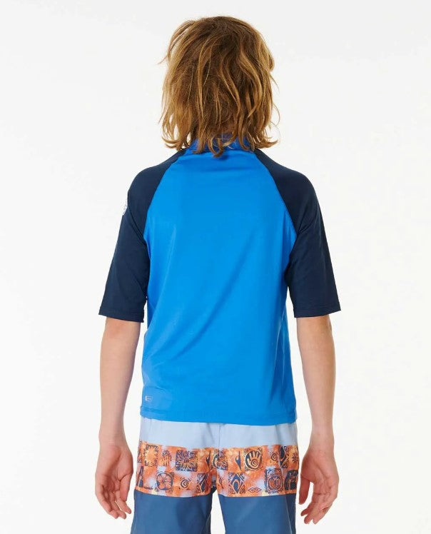 Shock UPFShort Sleeve Rash Vest Boy