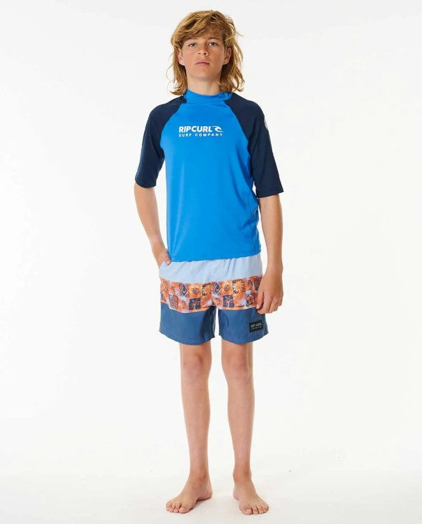 Shock UPFShort Sleeve Rash Vest Boy