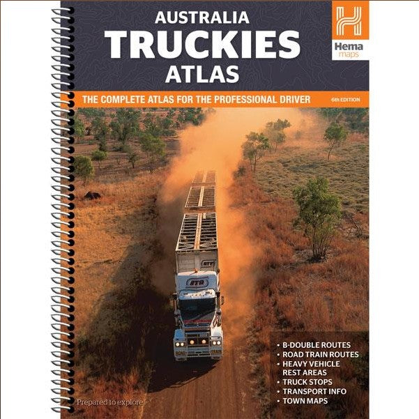 Hema Maps Australian Truckies Atlas - OE 6th Edition