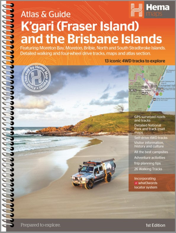 Hema Maps K'gari (Fraser Island) Atlas & Guide