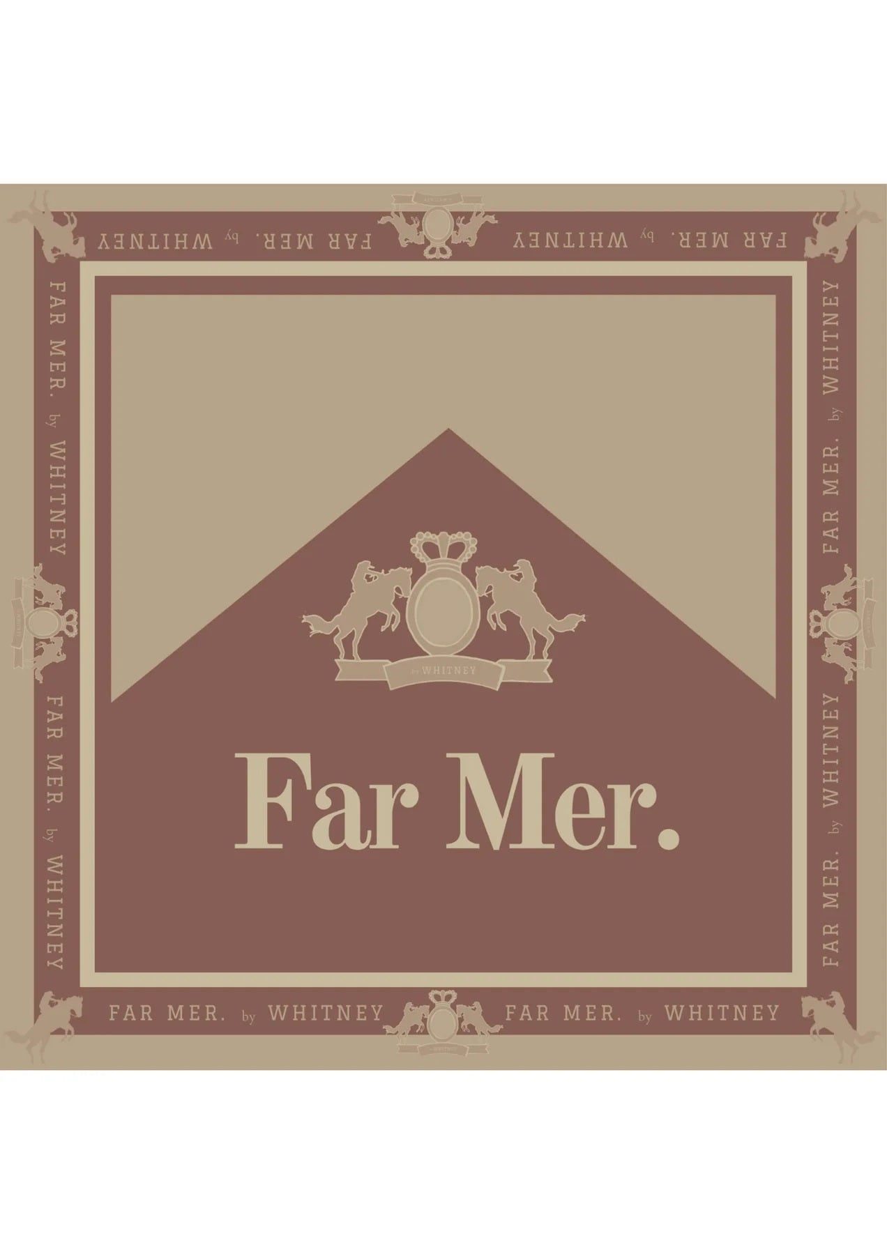 FAR MER Marlboro Crest Silk Bandana