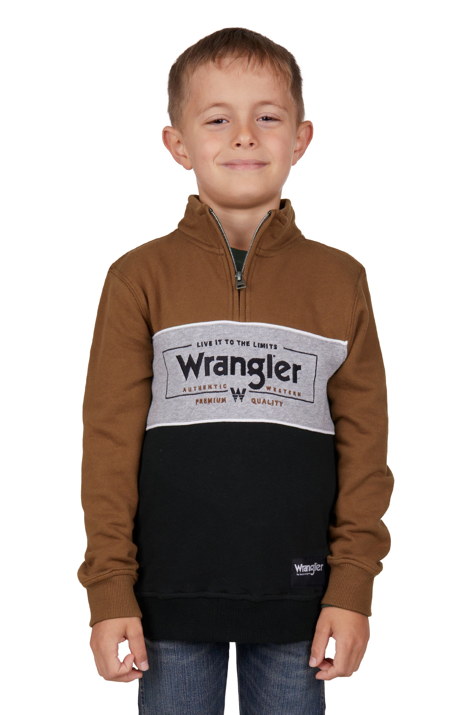 Wrangler Boys Bartlett 1/4 Zip Pullover