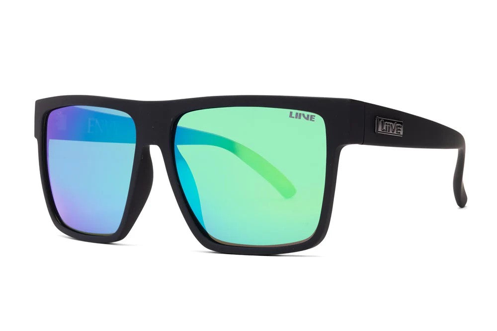 Liive Brooksey Float Mirror Polarised Matt Black Sunglasses