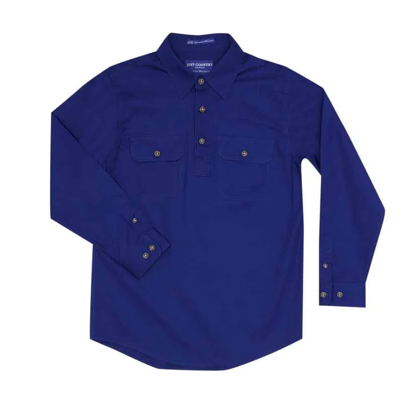 Just Country Boys Lachlan Half Button Workshirt